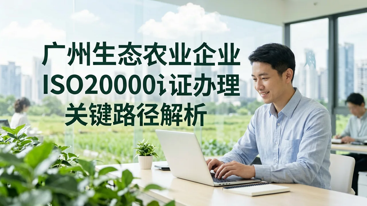广州生态农业企业ISO20000认证办理关键路径解析