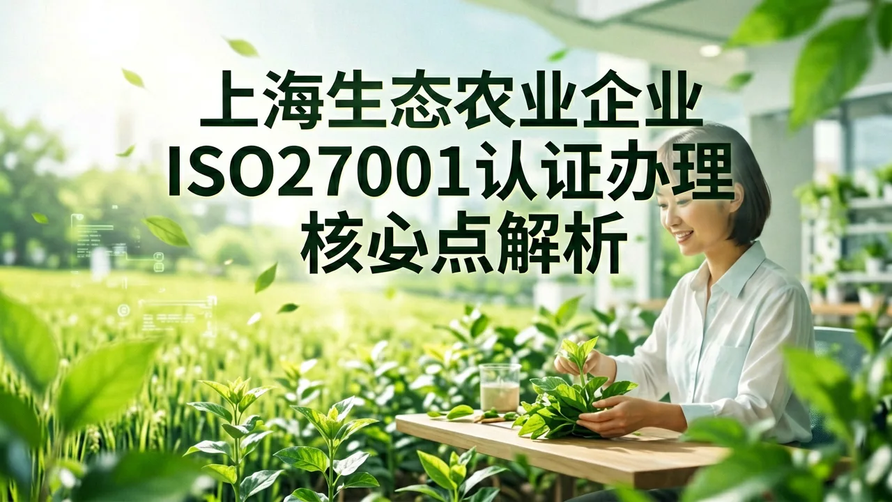 上海生态农业企业ISO27001认证办理核心要点解析