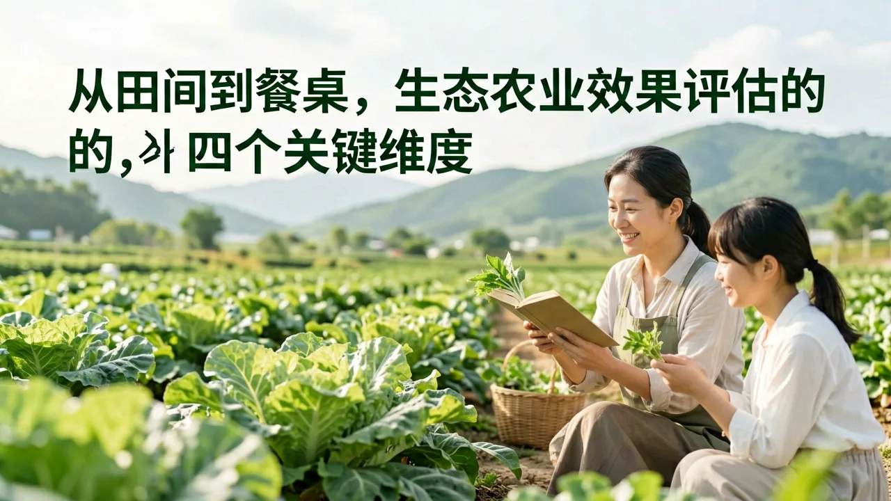 从田间到餐桌，生态农业效果评估的四个关键维度