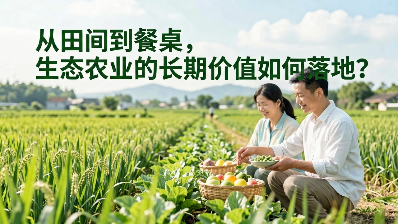 从田间到餐桌,生态农业的长期价值如何落地?
